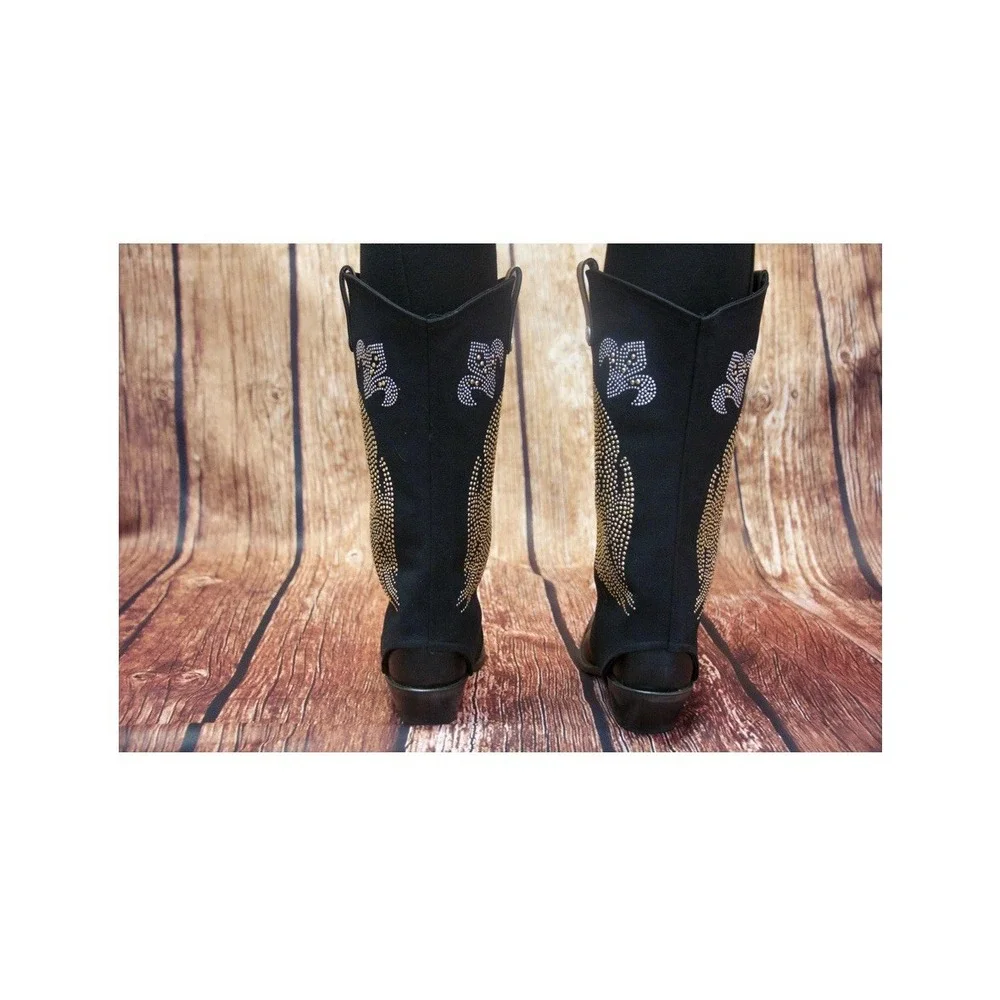 Boot Roxx XS 5-6.5 W Black Trinity Boot‎ Covers NWT Covers Only